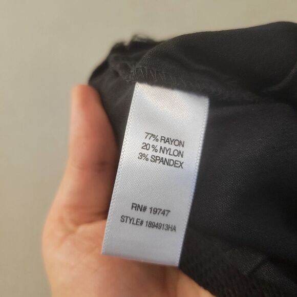 Counterparts Luxe Stretch Black Pull On Dress Pants Size 10 - Picture 7 of 8